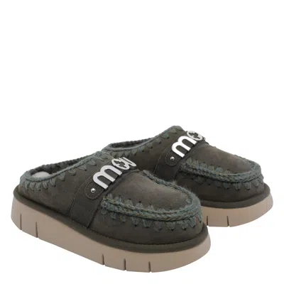 Mou Letter Logo Bounce Clog In Multi