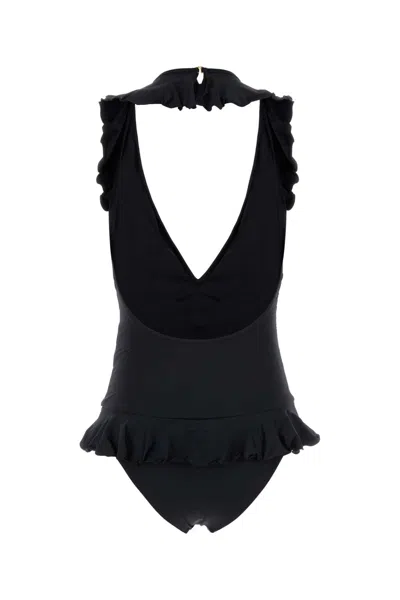 Chloé Chloe Black Stretch Nylon Swimsuit