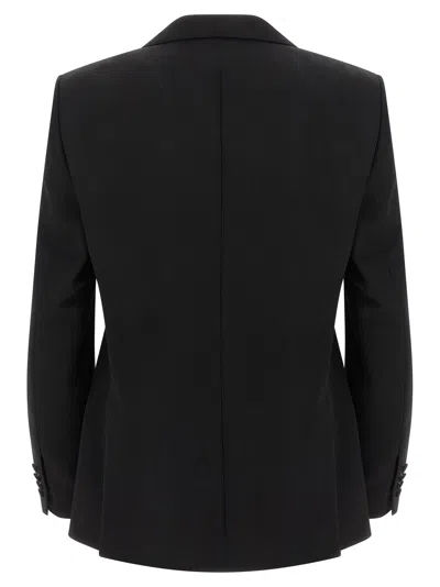 Dolce & Gabbana Double-breasted Sicilia Jacket In Black