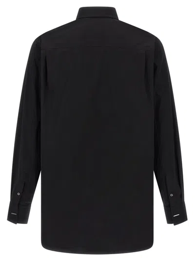 Alexander Mcqueen Mcqueen Logo Embroidery Shirt In Black