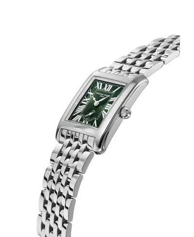 Frederique Constant Classics Carree Small Seconds Watch, 25mm X 36mm In Metallic