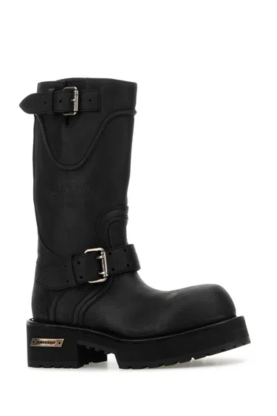 Balenciaga Woman Black Boots In Black