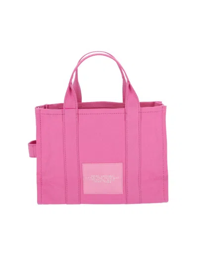 Marc Jacobs Shopper With Adjustable Strap And Top Handles In Pink