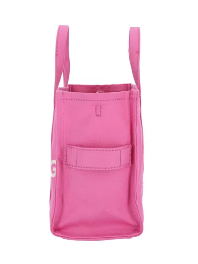 Marc Jacobs Shopper With Adjustable Strap And Top Handles In Pink
