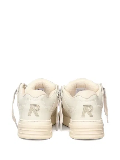 Represent Studio Leather Sneakers In Neutral