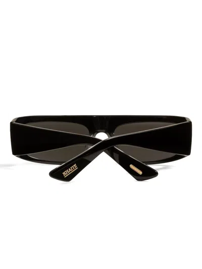 Khaite Rectangle-frame Sunglasses In Black
