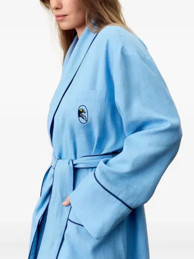 Sleeper Paros Robe In Blue