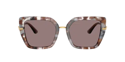 Dolce & Gabbana Square-frame Sunglasses In Brown