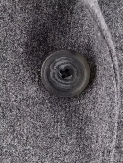 Hugo Boss Tailored Jacket Featuring Structured Shoulders In Gray