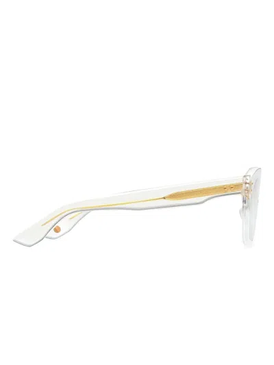 Dita Eyewear Waylun Square-frame Glasses In Transparent