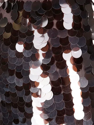 P.a.r.o.s.h Sequinned Skirt In Black