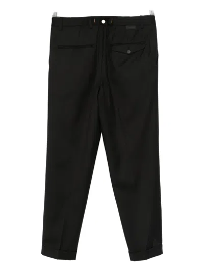 Bonheur Pleated Cuffed Trousers In Black