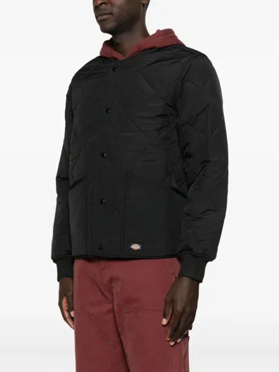 Dickies Quilted Jacket In Black