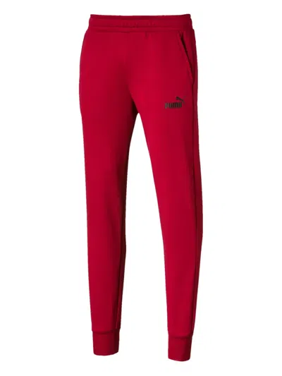 Puma Essential Logo Track Pants In Red