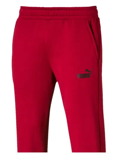 Puma Essential Logo Track Pants In Red