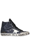 Golden Goose Blue Glitter Brooklyn Playground Francy Sneakers