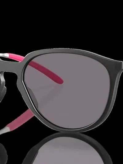 Oakley Sielo 57mm Polarized Round Sunglasses In Matte Black Ink