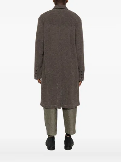 缝线细节排扣外套