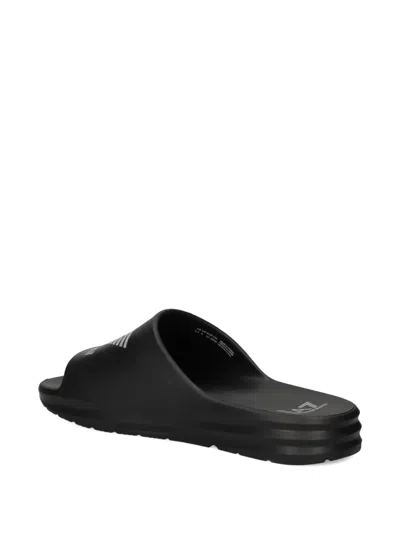 Ea7 Logo Slides In Black
