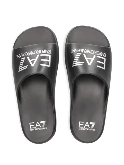 Ea7 Logo Slides In Black
