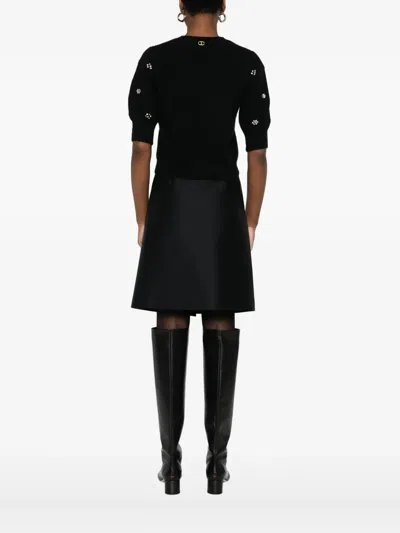 Twinset Sweaters Blacks And Greys In Black