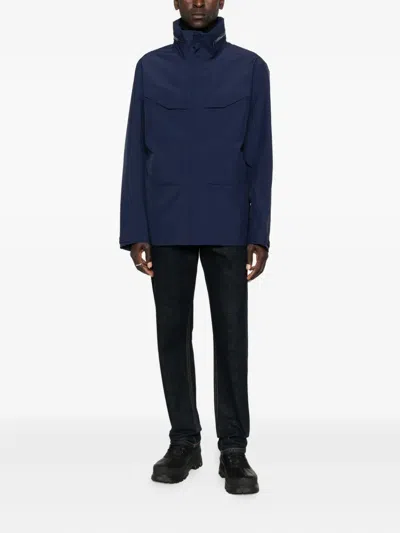 Veilance Flap-pocket Lightweight Jacket In Blue