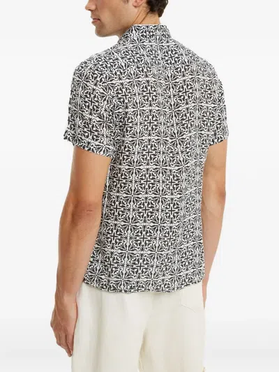 Peninsula Swimwear Patterned Short-sleeve Shirt In Multi