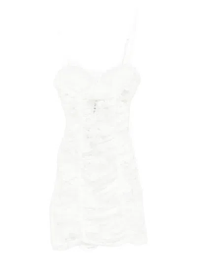 Markgong Lace Dress In White