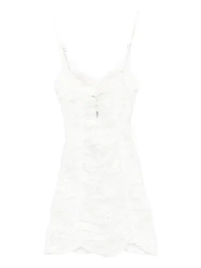 Markgong Lace Dress In White
