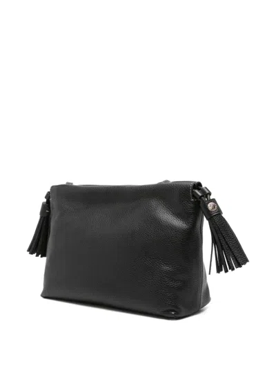 Aspinal Of London Calf-leather Makeup Bag In Black