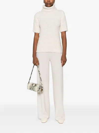 Gran Sasso Elasticated-waistband Trousers In Neutral