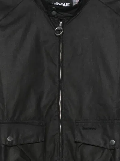 Barbour Zip-up Bomber Jacket In Multi