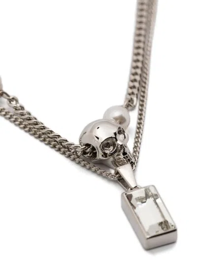 Alexander Mcqueen Silver Bracelets Men In Silver