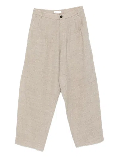 PHEBE 褶饰阔腿裤