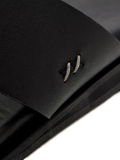 Forsa Leather Slides In Black