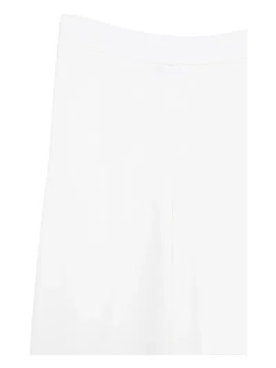 Gran Sasso Virgin-wool Trousers In White