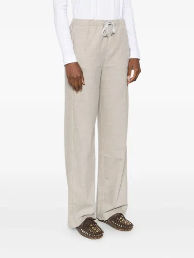 Gran Sasso Drawstring-waist Trousers In White