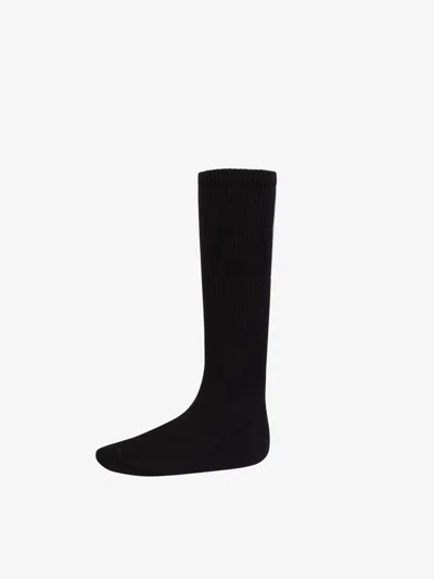 Givenchy Logo Split Socks In Black
