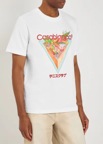 Casablanca Tennis Club Icon T-shirt In Animal Print