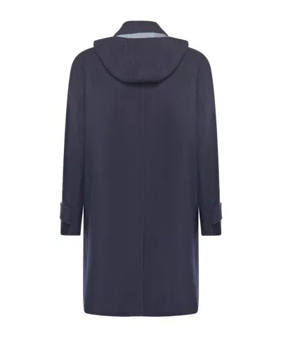 Eleventy Reversible Coat With Back Vent Detail In Black