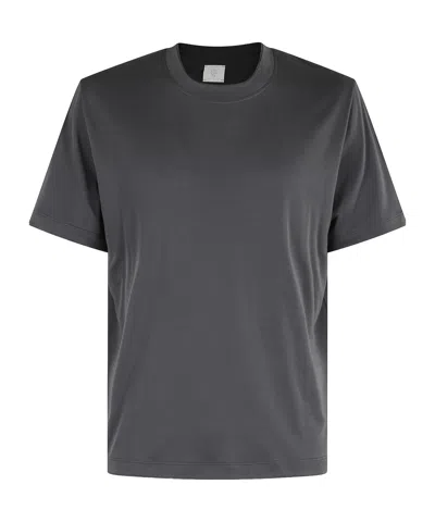 Eleventy Classic Round-neck Anthracite T-shirt In Gray