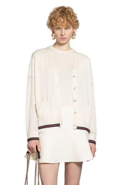 Gucci Woman White Knitwear In White