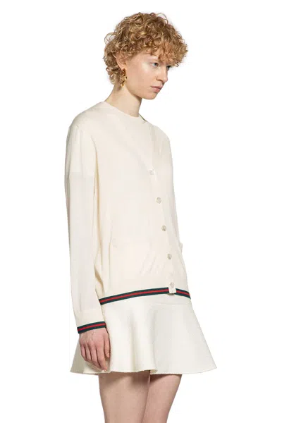 Gucci Woman White Knitwear In White