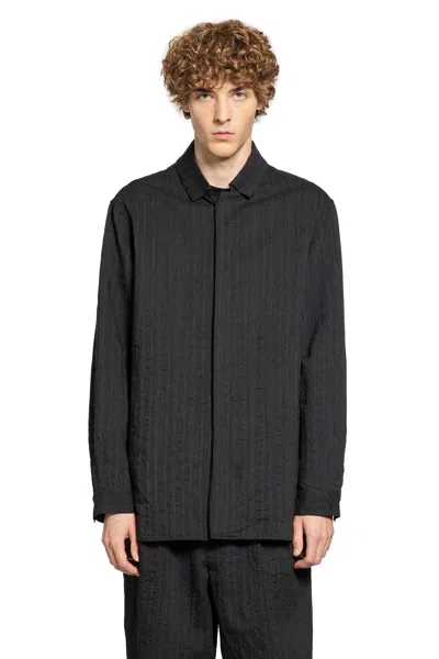 Forme D'expression Man Grey Jackets In Blue