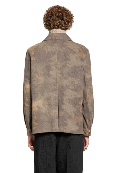 Forme D'expression Man Brown Jackets In Brown