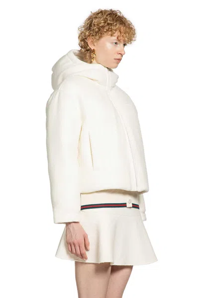 Gucci Woman White Jackets In White