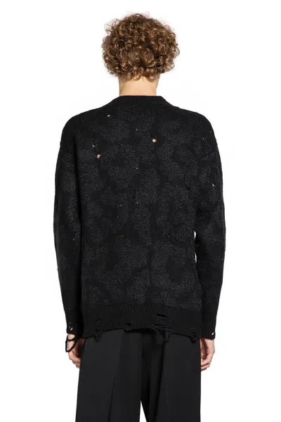 Laneus Man Brown Knitwear In Black