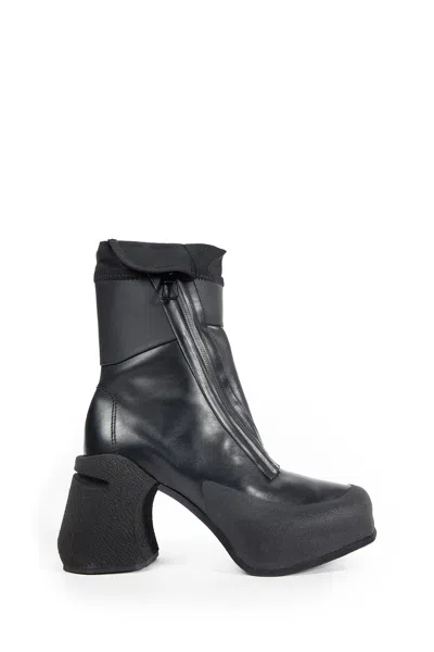 Demon Dona Ankle Boots In Black