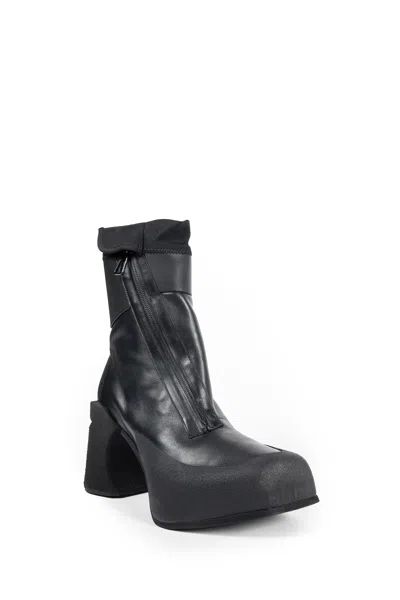 Demon Dona Ankle Boots In Black