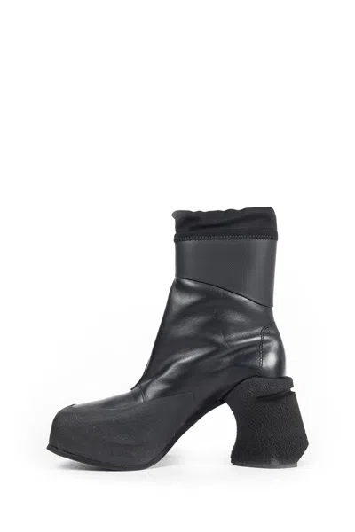Demon Dona Ankle Boots In Black